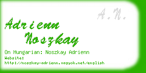 adrienn noszkay business card